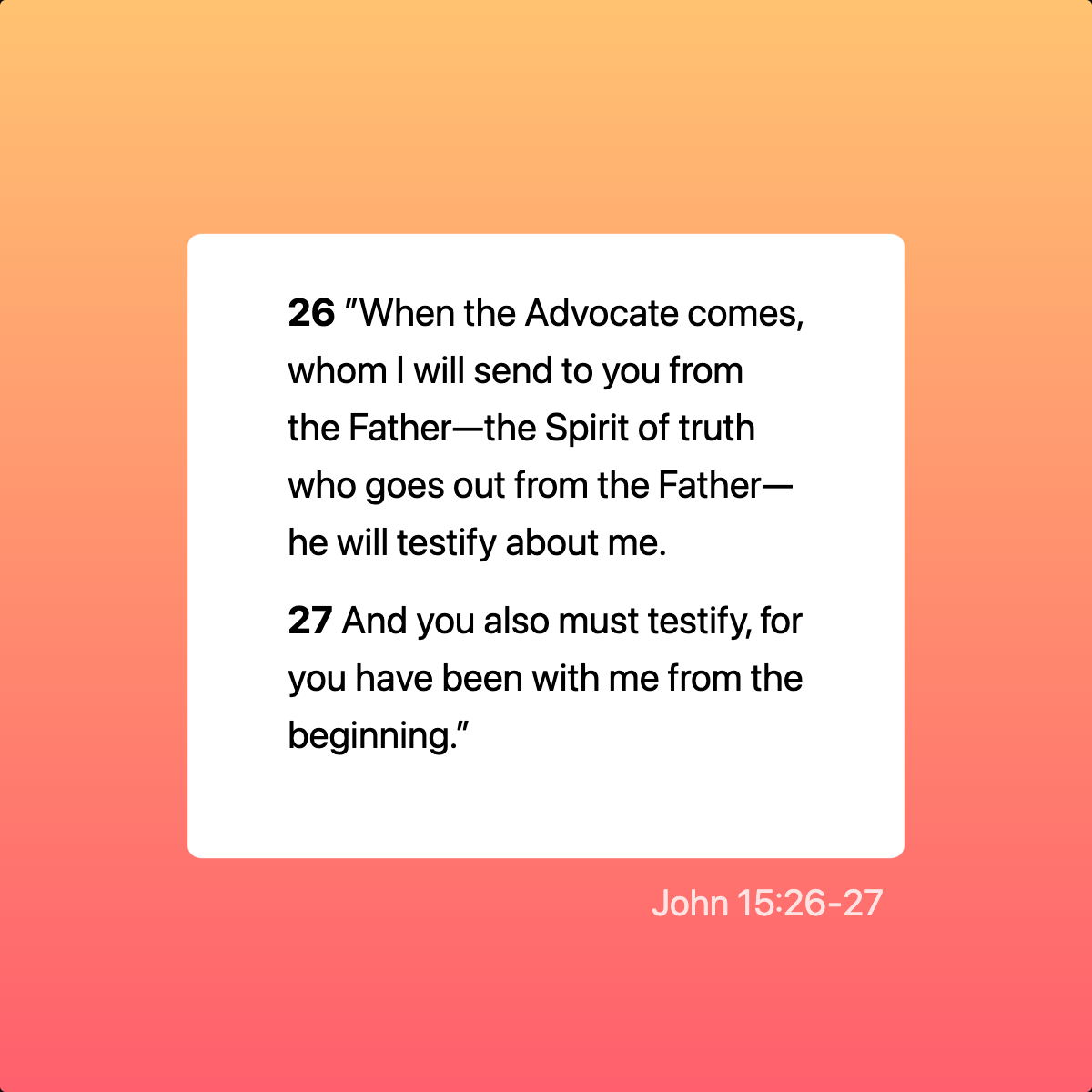 John 15:26-27